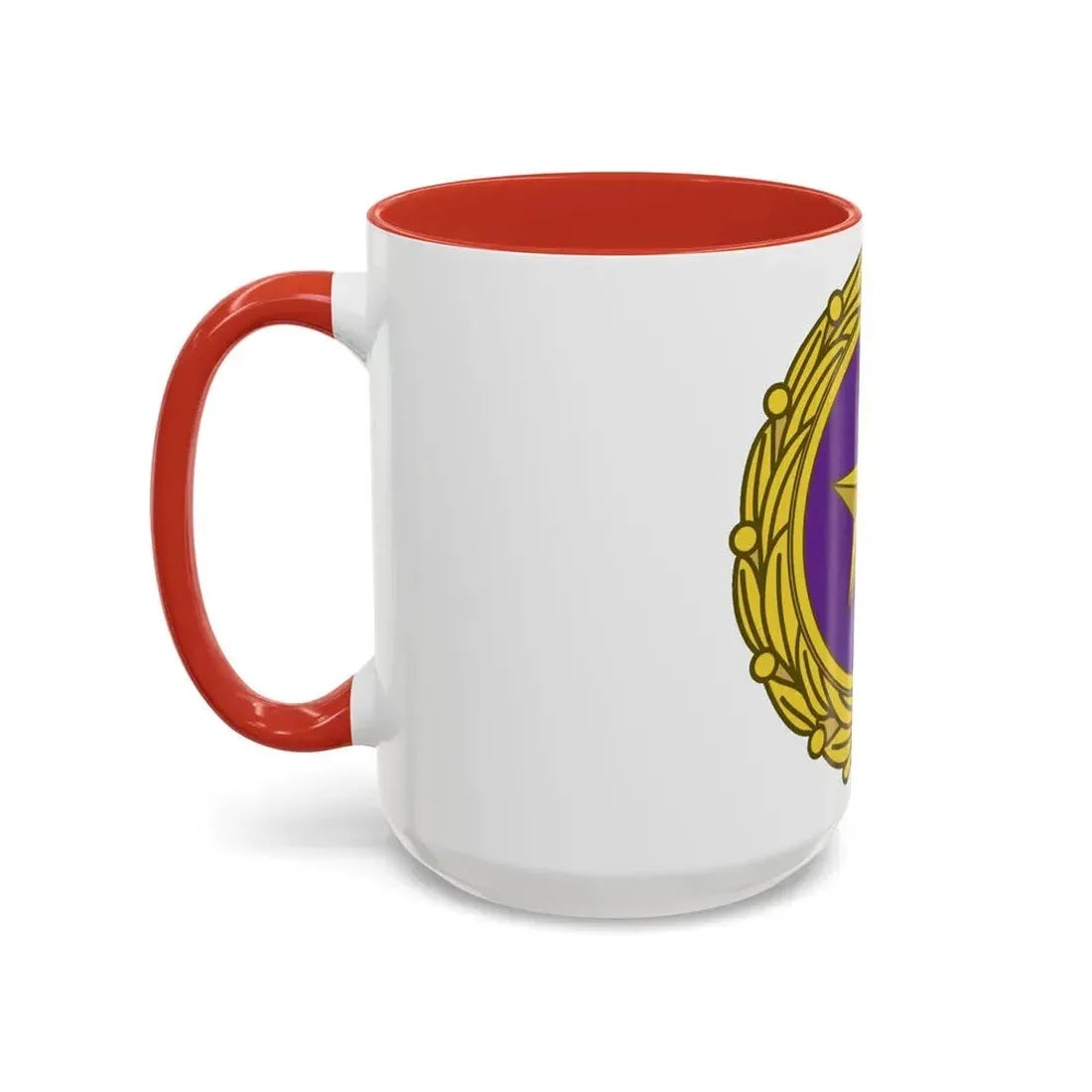 Gold Star Lapel (U.S. Army) Accent Coffee Mug - Go Mug Yourself