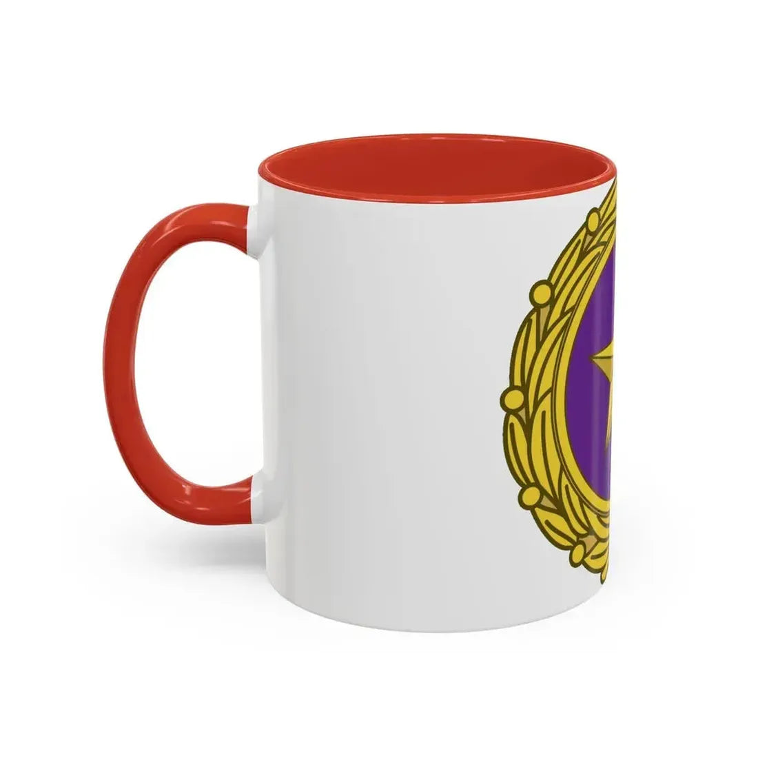 Gold Star Lapel (U.S. Army) Accent Coffee Mug - Go Mug Yourself