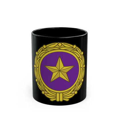 Gold Star Lapel (U.S. Army) Black Coffee Mug 11oz - Go Mug Yourself