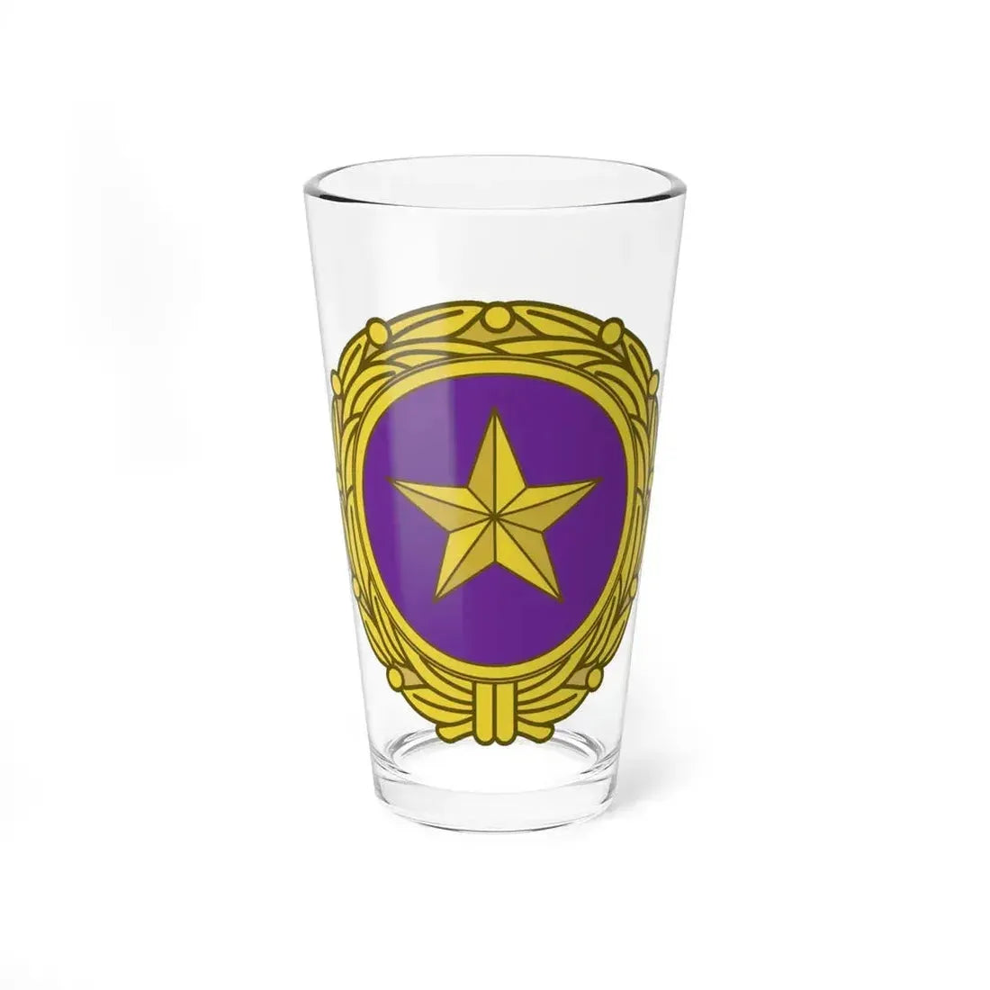 Gold Star Lapel (U.S. Army) Pint Glass 16oz 16oz - Go Mug Yourself