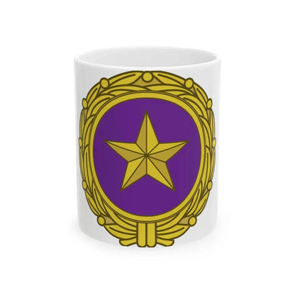 Gold Star Lapel (U.S. Army) White Coffee Mug 11oz - Go Mug Yourself