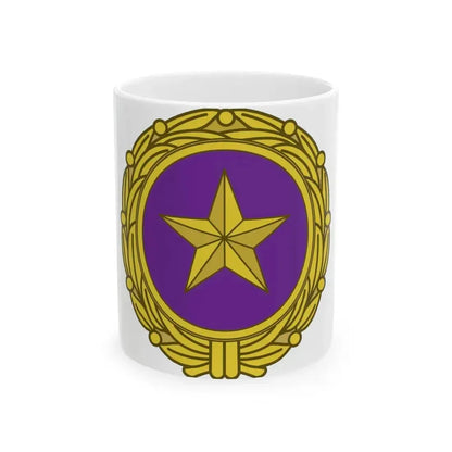 Gold Star Lapel (U.S. Army) White Coffee Mug 11oz - Go Mug Yourself