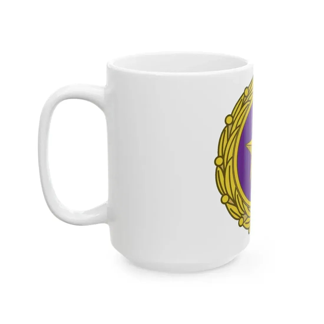 Gold Star Lapel (U.S. Army) White Coffee Mug - Go Mug Yourself