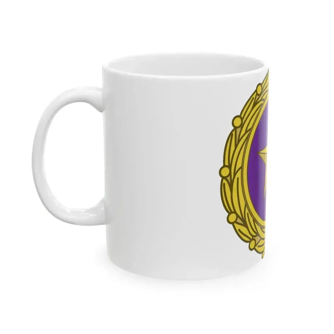 Gold Star Lapel (U.S. Army) White Coffee Mug - Go Mug Yourself