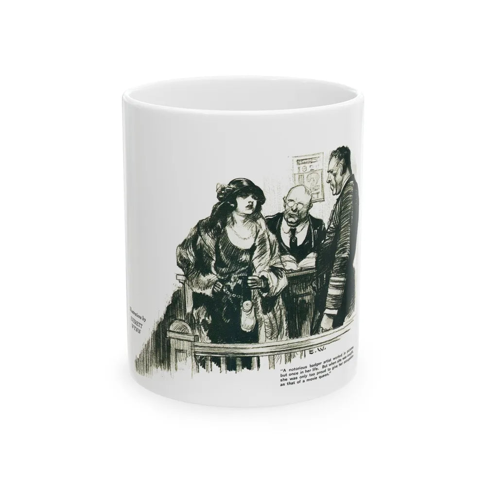 Golddiggers of Hollywood (1), Screenland, April 1922 - White Coffee Mug-11oz-Go Mug Yourself