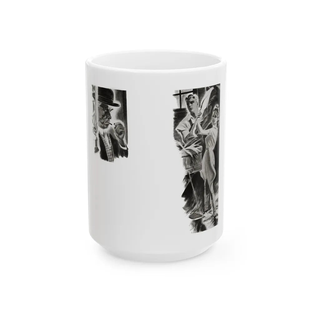 Golden Bay, College Humor, March 1939 - White Coffee Mug-15oz-Go Mug Yourself