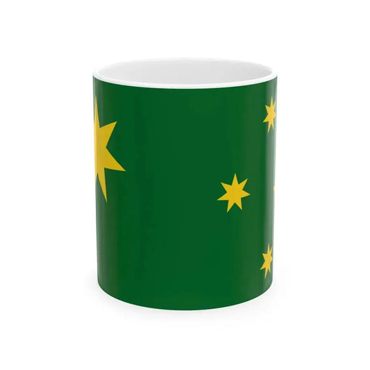 Golden Commonwealth Flag (Australia) White Coffee Mug 11oz - Go Mug Yourself