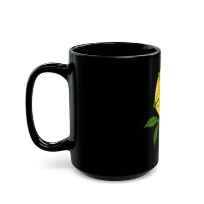 Golden Rose Badge - Black Coffee Mug - Go Mug Yourself