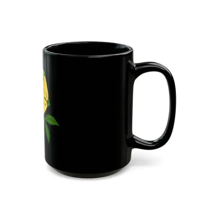 Golden Rose Badge - Black Coffee Mug - Go Mug Yourself