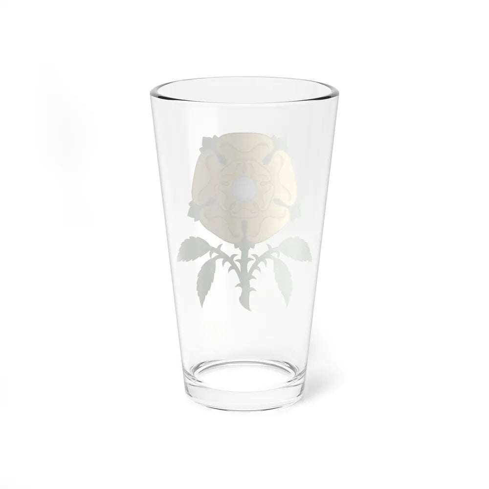 Golden Rose Badge - Pint Glass 16oz-Go Mug Yourself