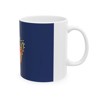 Goldene Krone im Blauen Meer (Germany) White Coffee Mug - Go Mug Yourself