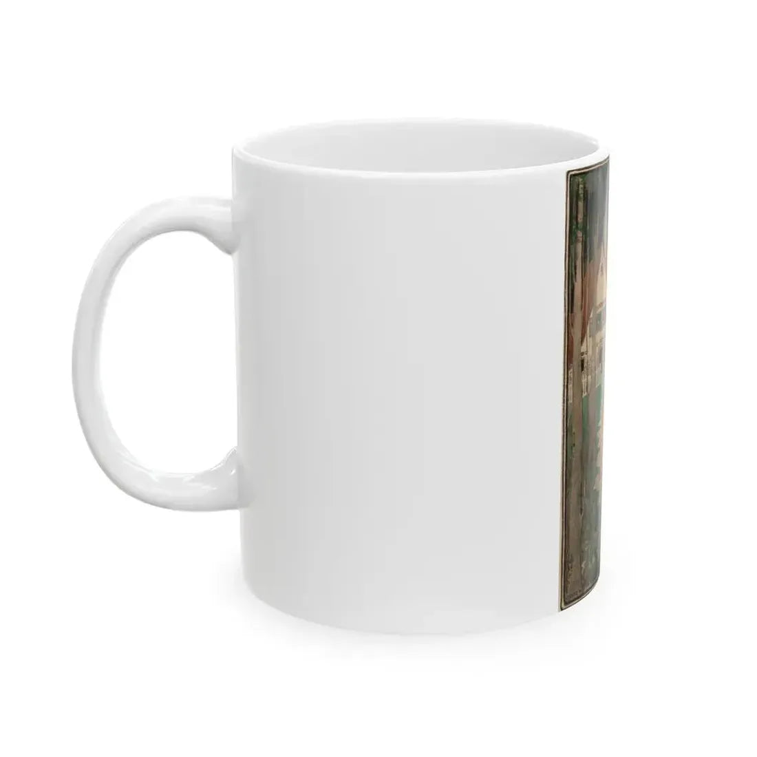 Goldilocks and the Three Bears, Swift's Premium Soap Products calendar illustration, 1916 - White Coffee Mug - Go Mug Yourself