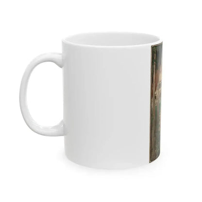 Goldilocks and the Three Bears, Swift's Premium Soap Products calendar illustration, 1916 - White Coffee Mug - Go Mug Yourself