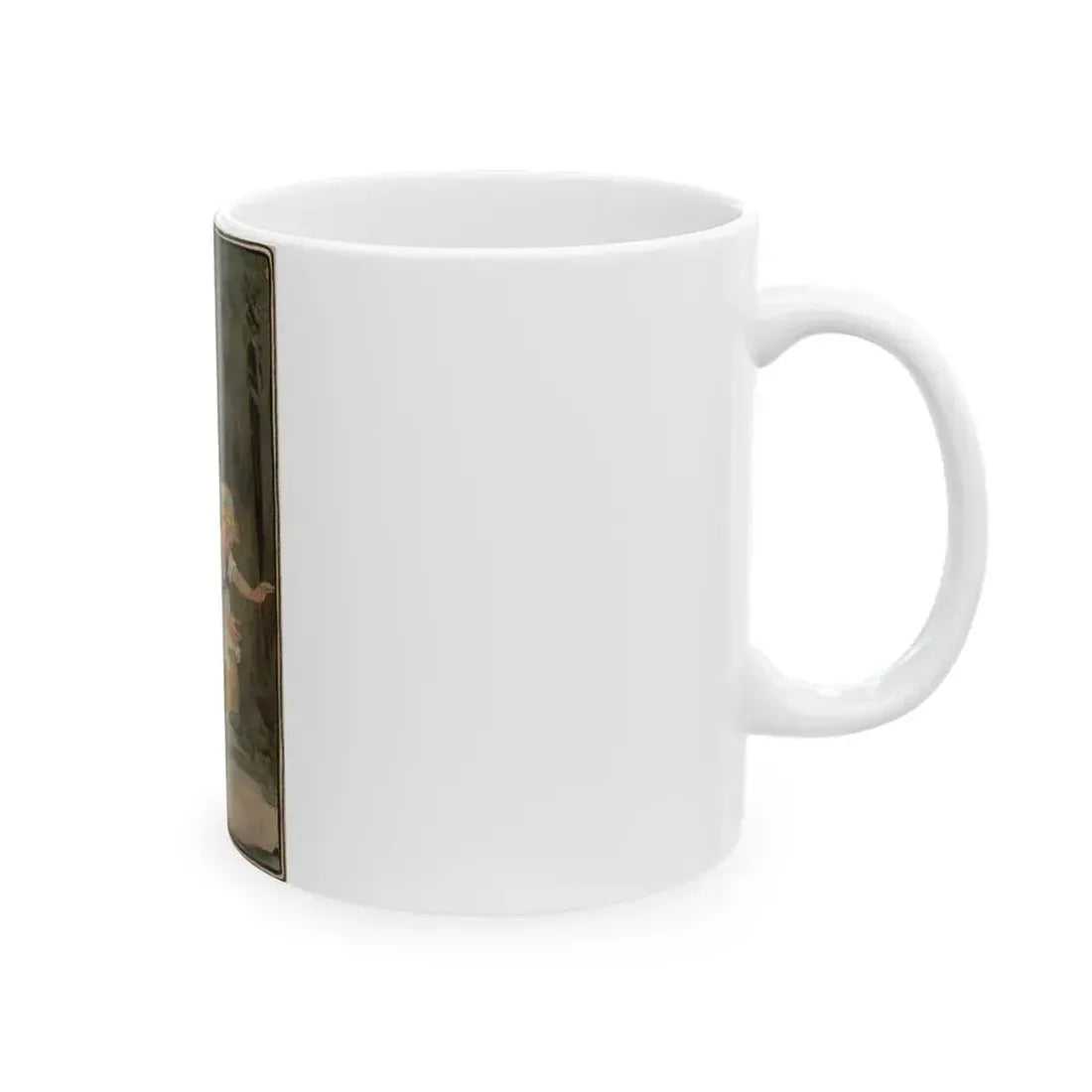 Goldilocks and the Three Bears, Swift's Premium Soap Products calendar illustration, 1916 - White Coffee Mug - Go Mug Yourself