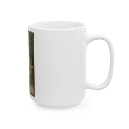 Goldilocks and the Three Bears, Swift's Premium Soap Products calendar illustration, 1916 - White Coffee Mug - Go Mug Yourself