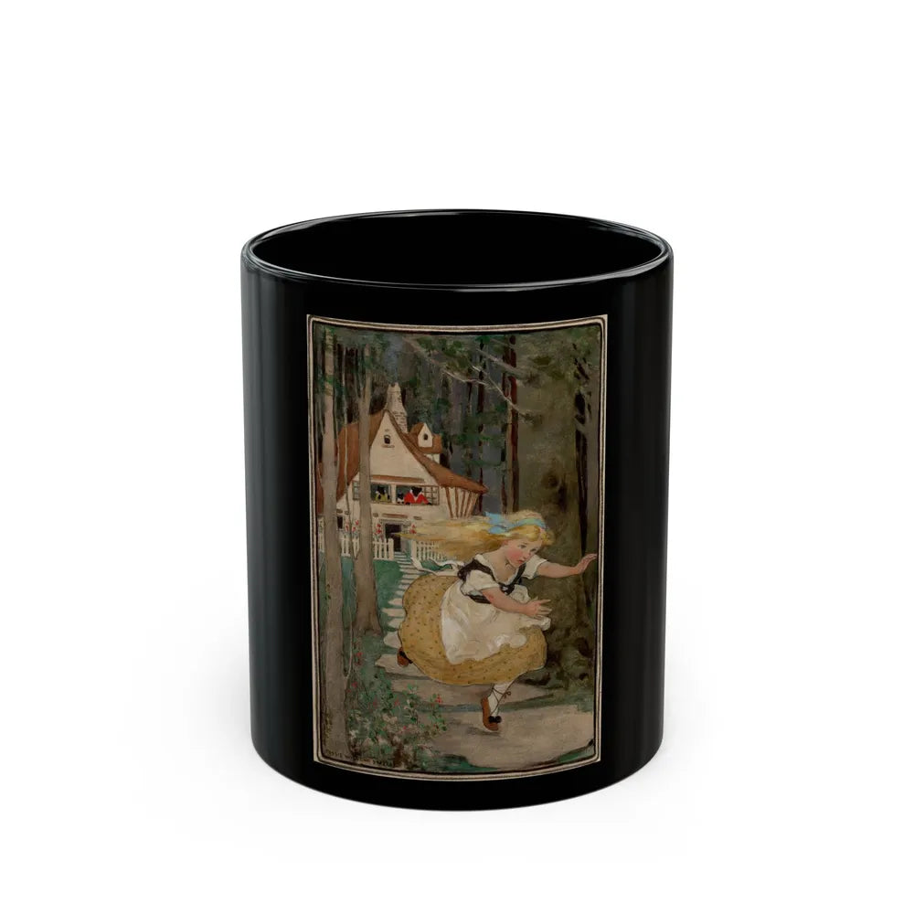 Goldilocks and the Three Bears, Swift's Premium Soap Products calendar illustration, 1916 - Black Coffee Mug-11oz-Go Mug Yourself