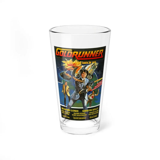 GOLDRUNNER 1980 Movie Poster - Pint Glass 16oz-16oz-Go Mug Yourself