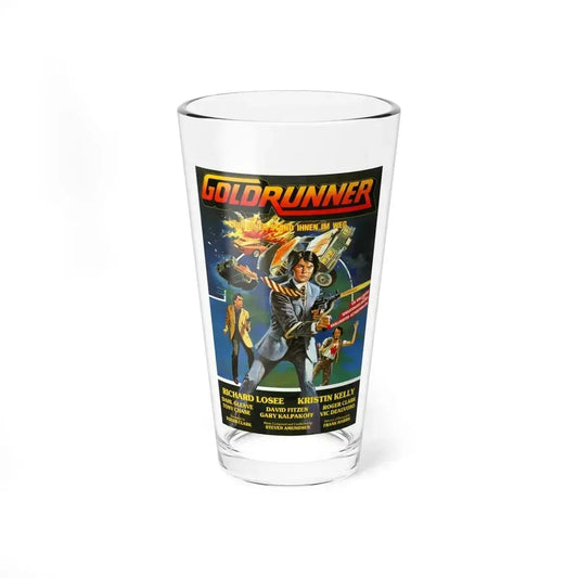 GOLDRUNNER 1980 Movie Poster - Pint Glass 16oz 16oz - Go Mug Yourself