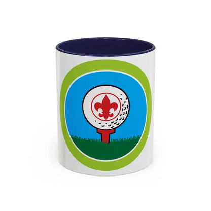 Golf (Boy Scout Merit Badge) Accent Coffee Mug 11oz Navy - Go Mug Yourself