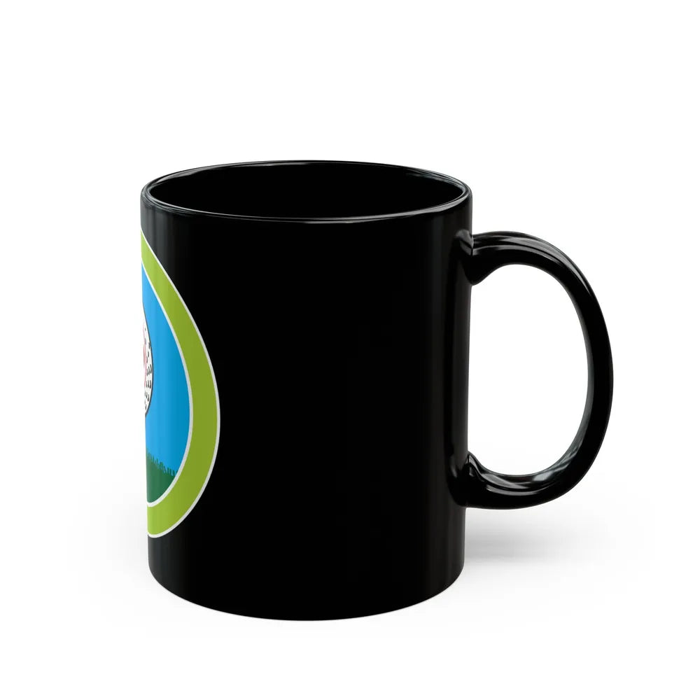 Golf (Boy Scout Merit Badge) Black Coffee Mug-Go Mug Yourself