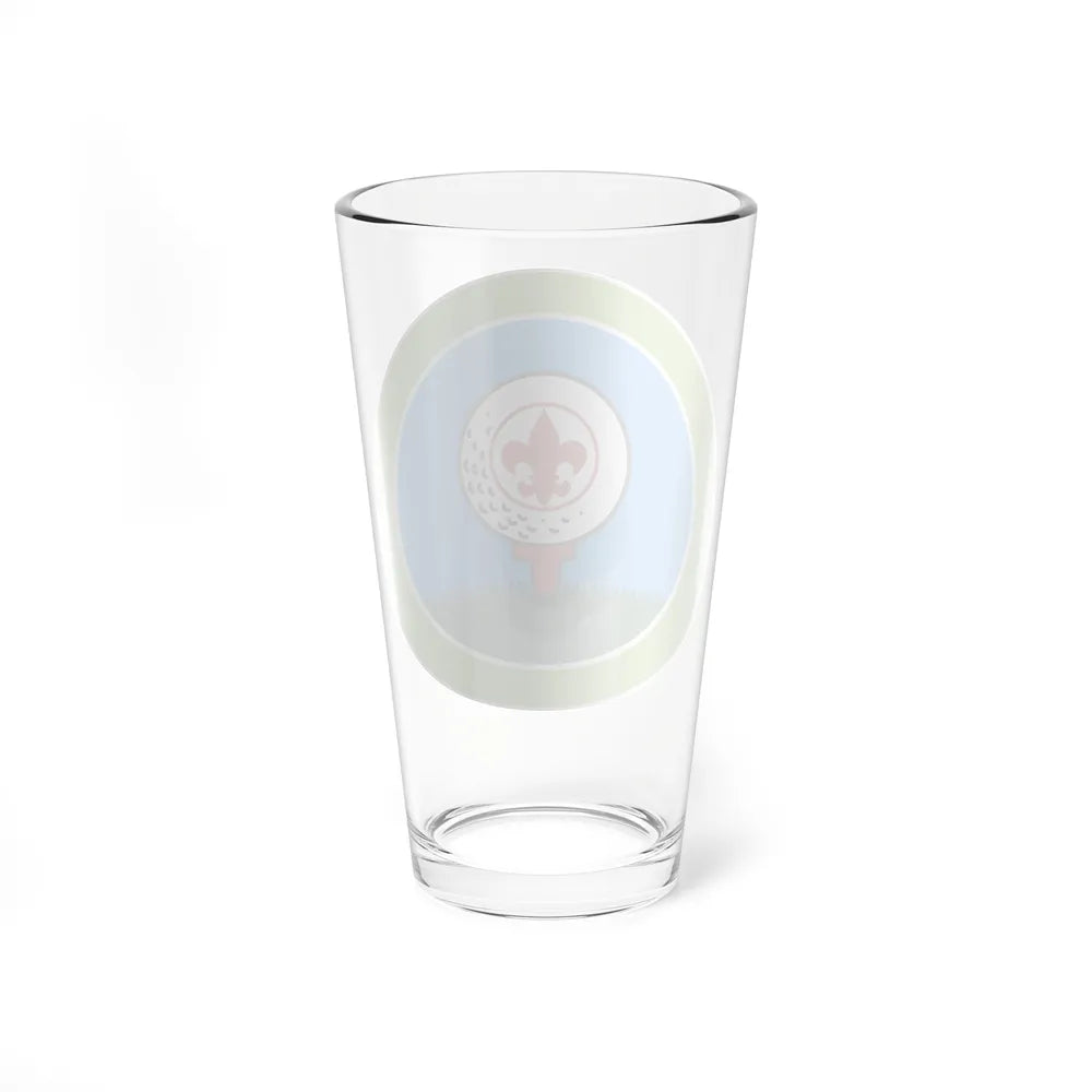 Golf (Boy Scout Merit Badge) Pint Glass 16oz-Go Mug Yourself