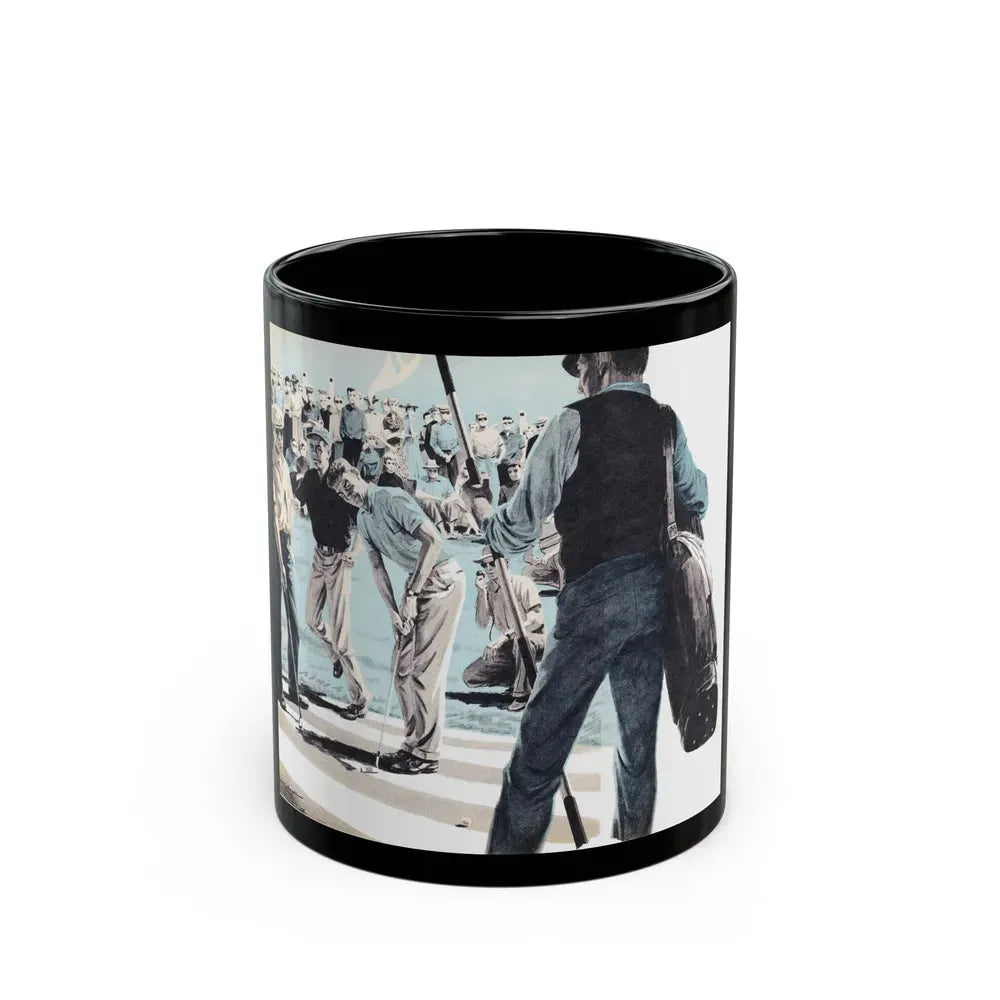 Golf Is A Gambler's Game, Climax, April 1960 - Black Coffee Mug 11oz - Go Mug Yourself