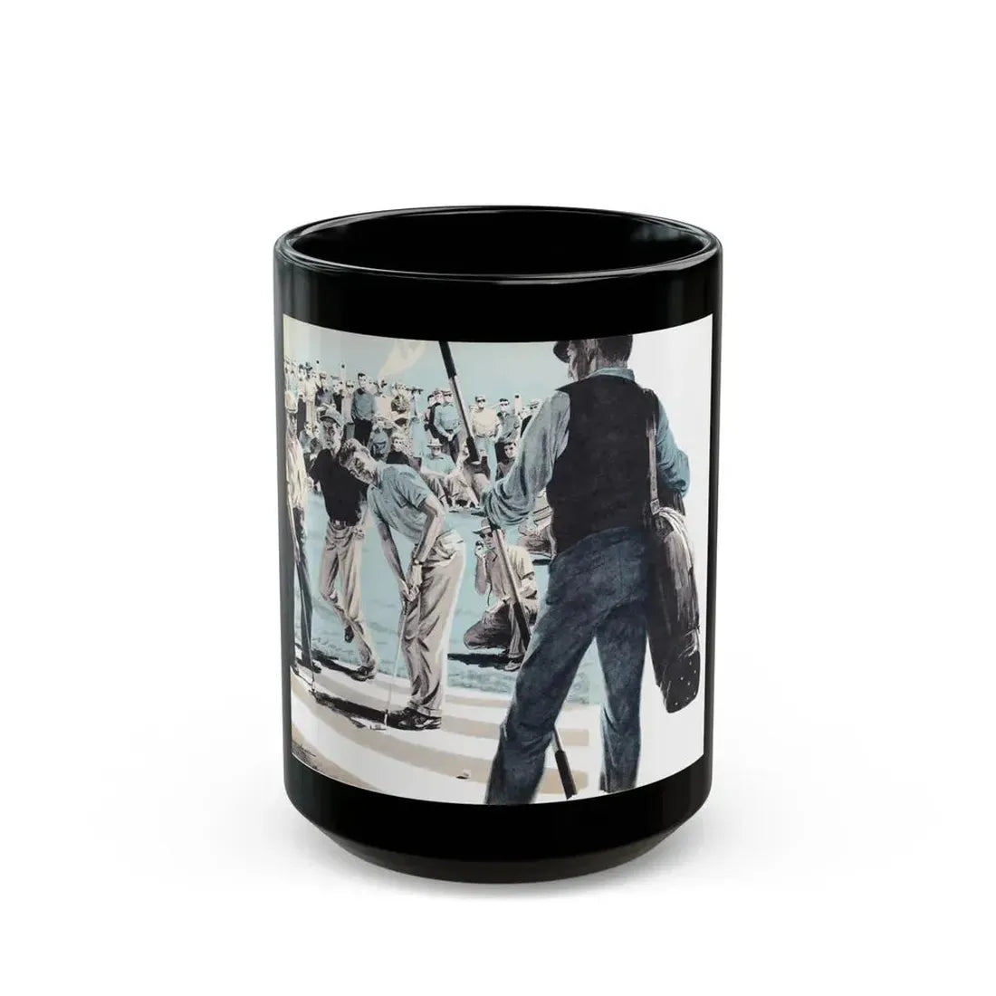 Golf Is A Gambler's Game, Climax, April 1960 - Black Coffee Mug 15oz - Go Mug Yourself