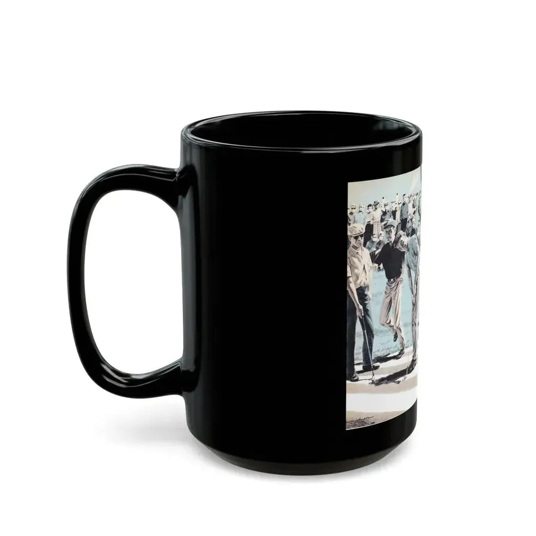 Golf Is A Gambler's Game, Climax, April 1960 - Black Coffee Mug - Go Mug Yourself