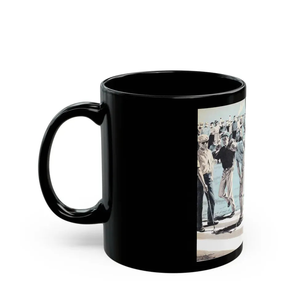Golf Is A Gambler's Game, Climax, April 1960 - Black Coffee Mug - Go Mug Yourself