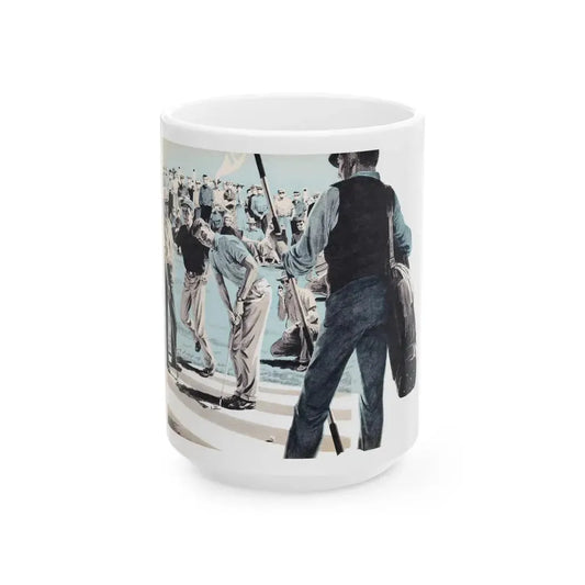 Golf Is A Gambler's Game, Climax, April 1960 - White Coffee Mug 15oz - Go Mug Yourself