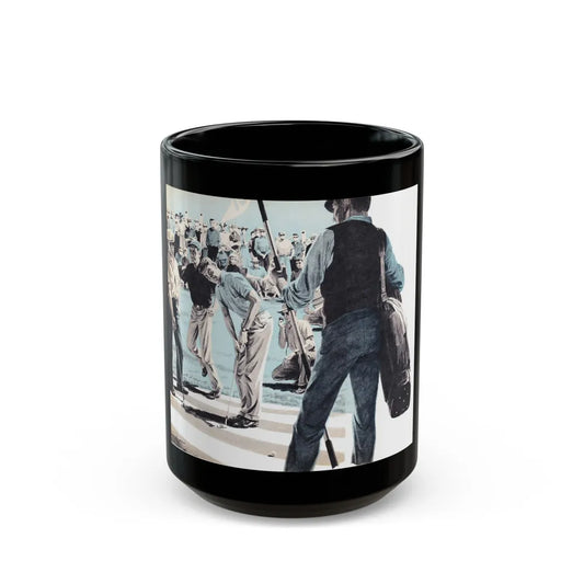 Golf Is A Gambler's Game, Climax, April 1960 - Black Coffee Mug-15oz-Go Mug Yourself