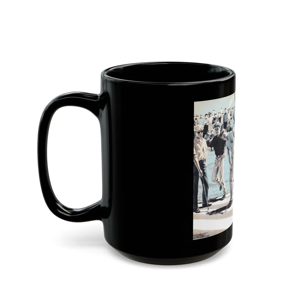 Golf Is A Gambler's Game, Climax, April 1960 - Black Coffee Mug-Go Mug Yourself