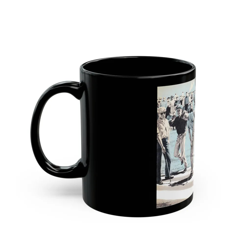 Golf Is A Gambler's Game, Climax, April 1960 - Black Coffee Mug-Go Mug Yourself