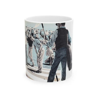 Golf Is A Gambler's Game, Climax, April 1960 - White Coffee Mug-11oz-Go Mug Yourself