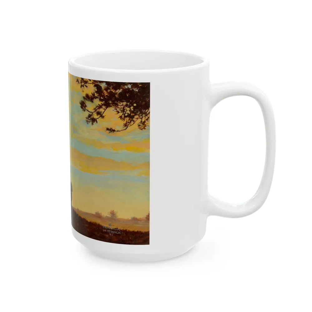 Gone Hunting, Osbourne Calendar Company illustration, 1943 - White Coffee Mug-Go Mug Yourself