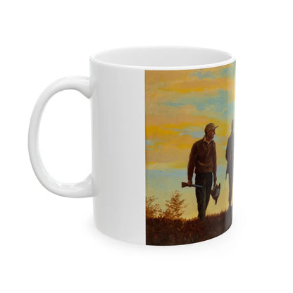 Gone Hunting, Osbourne Calendar Company illustration, 1943 - White Coffee Mug-Go Mug Yourself