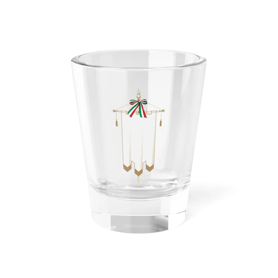 Gonfalone da Comune-01 (Italy) (Coat of Arms) Shot Glass 1.5oz 1.5oz - Go Mug Yourself
