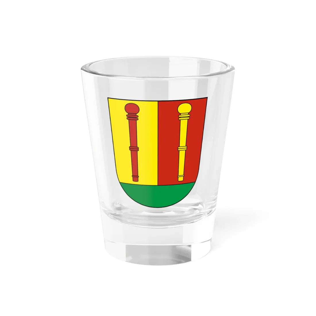 Gonten-blazon (Switzerland) (Coat of Arms) Shot Glass 1.5oz 1.5oz - Go Mug Yourself
