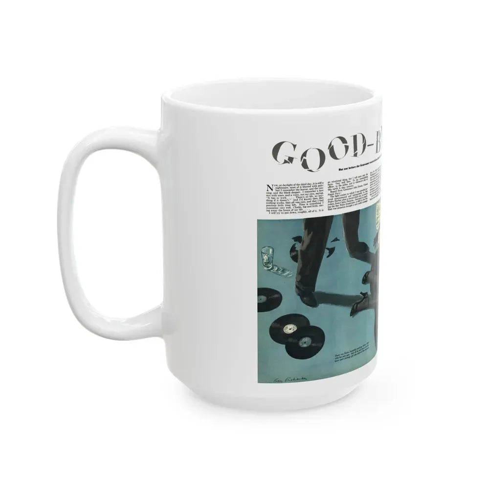 Good-by to Katie, Esquire, August 1951 - White Coffee Mug - Go Mug Yourself