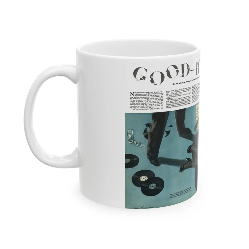 Good-by to Katie, Esquire, August 1951 - White Coffee Mug-Go Mug Yourself