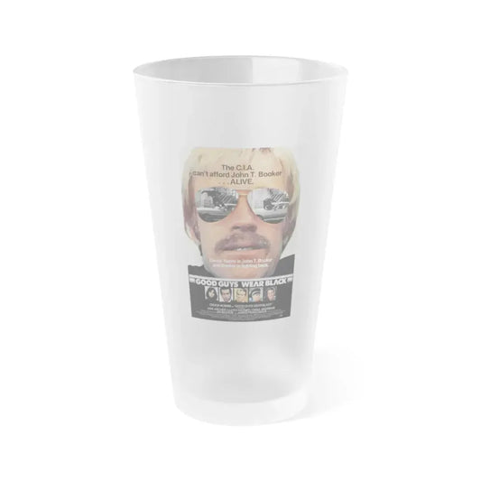 GOOD GUYS WEAR BLACK 1978 Movie Poster - Frosted Pint Glass 16oz Default Title - Go Mug Yourself