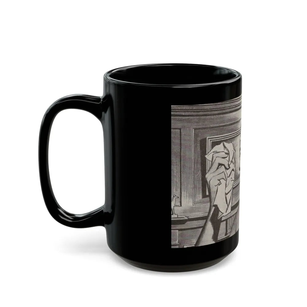 Good Housekeeping illustration - Black Coffee Mug-Go Mug Yourself