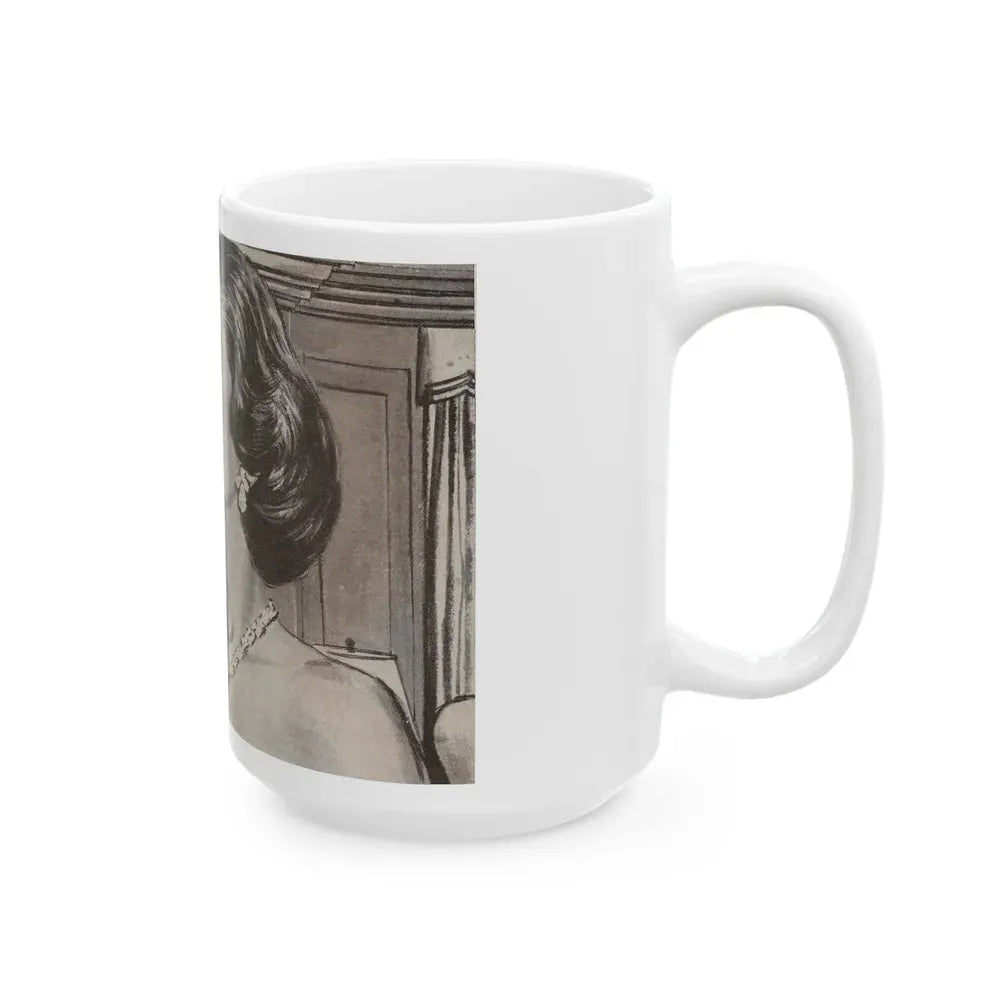 Good Housekeeping illustration - White Coffee Mug - Go Mug Yourself