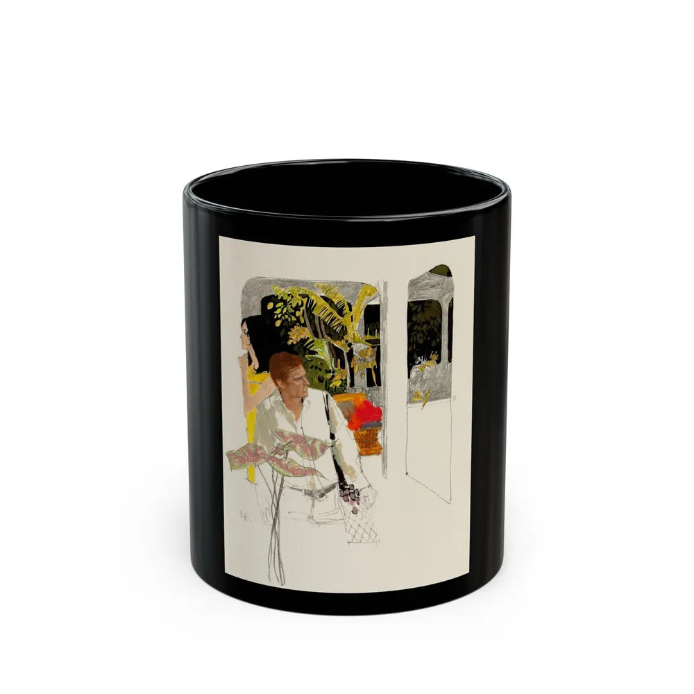 Good Housekeeping Magazine Illustration - Black Coffee Mug-11oz-Go Mug Yourself