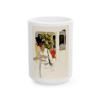Good Housekeeping Magazine Illustration - White Coffee Mug 15oz - Go Mug Yourself