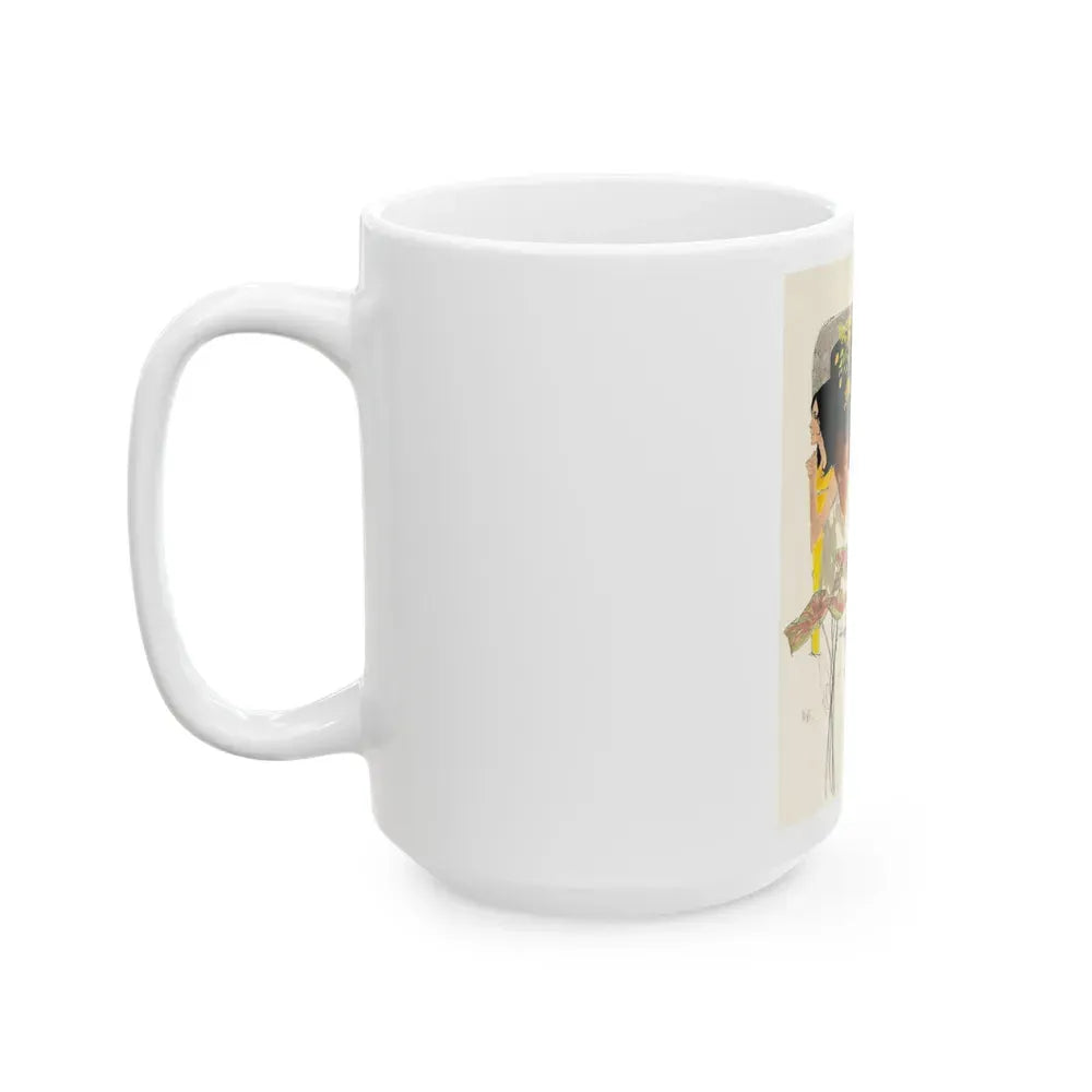 Good Housekeeping Magazine Illustration - White Coffee Mug - Go Mug Yourself