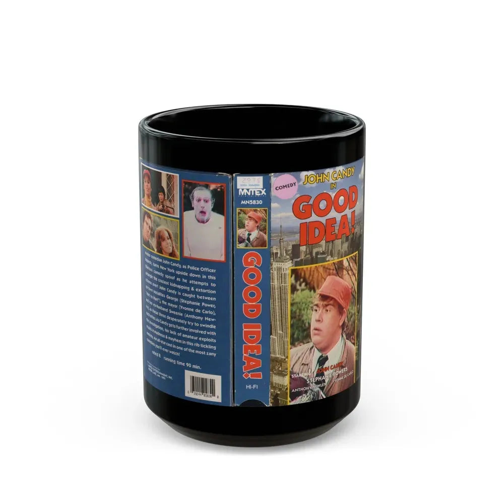 GOOD IDEA (VHS COVER) - Black Coffee Mug 15oz - Go Mug Yourself