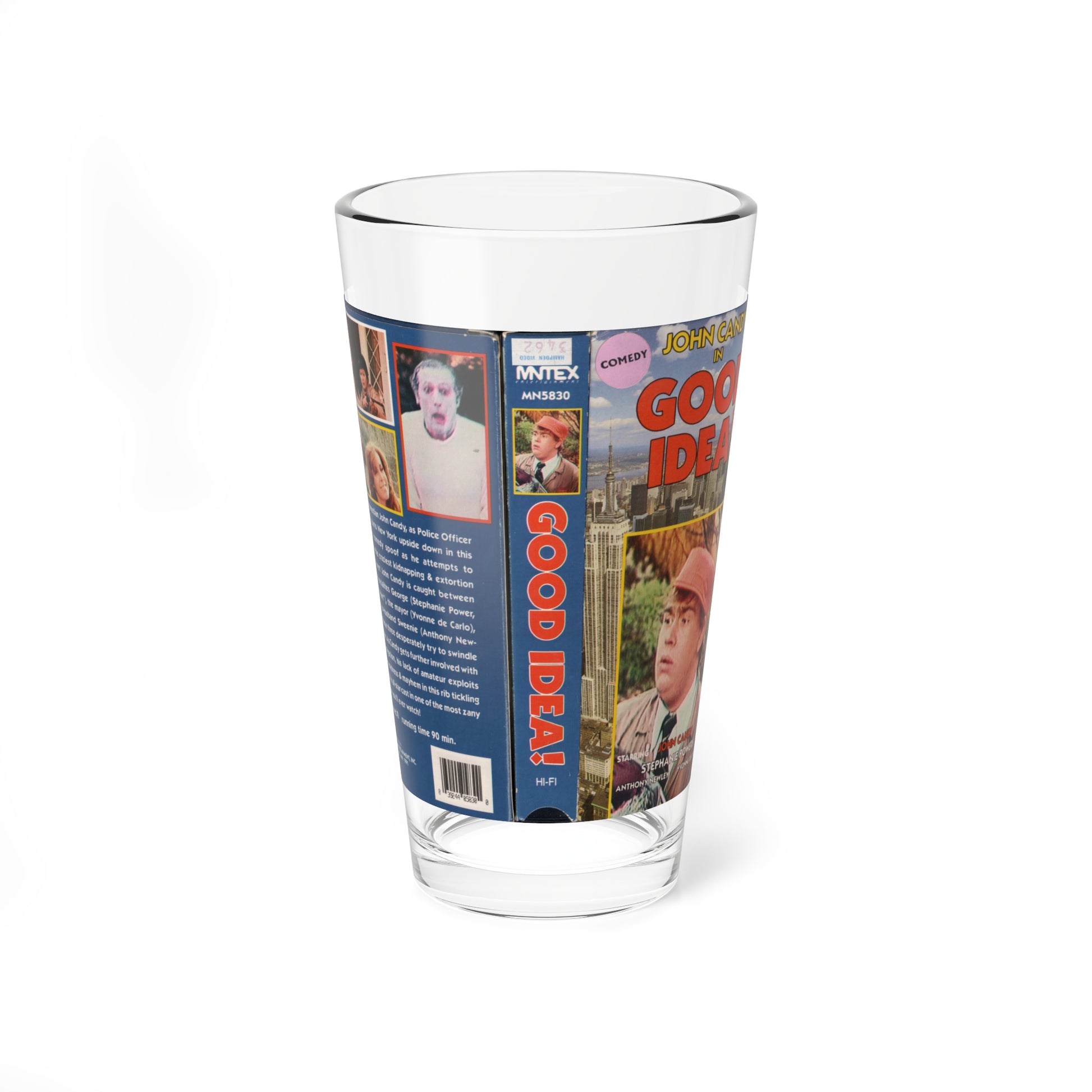 GOOD IDEA (VHS COVER) Pint Glass 16oz-16oz-Go Mug Yourself