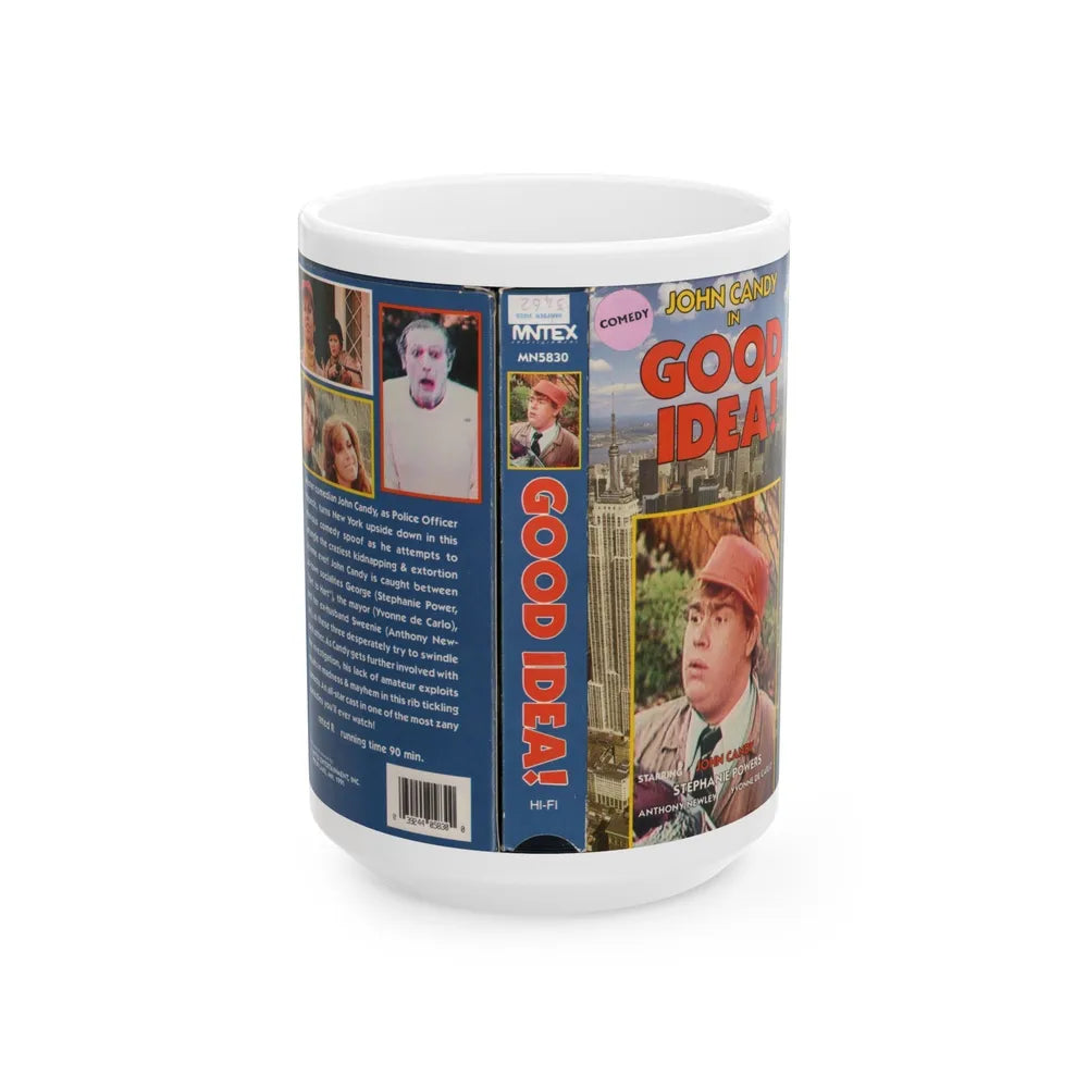 GOOD IDEA (VHS COVER) - White Coffee Mug-15oz-Go Mug Yourself