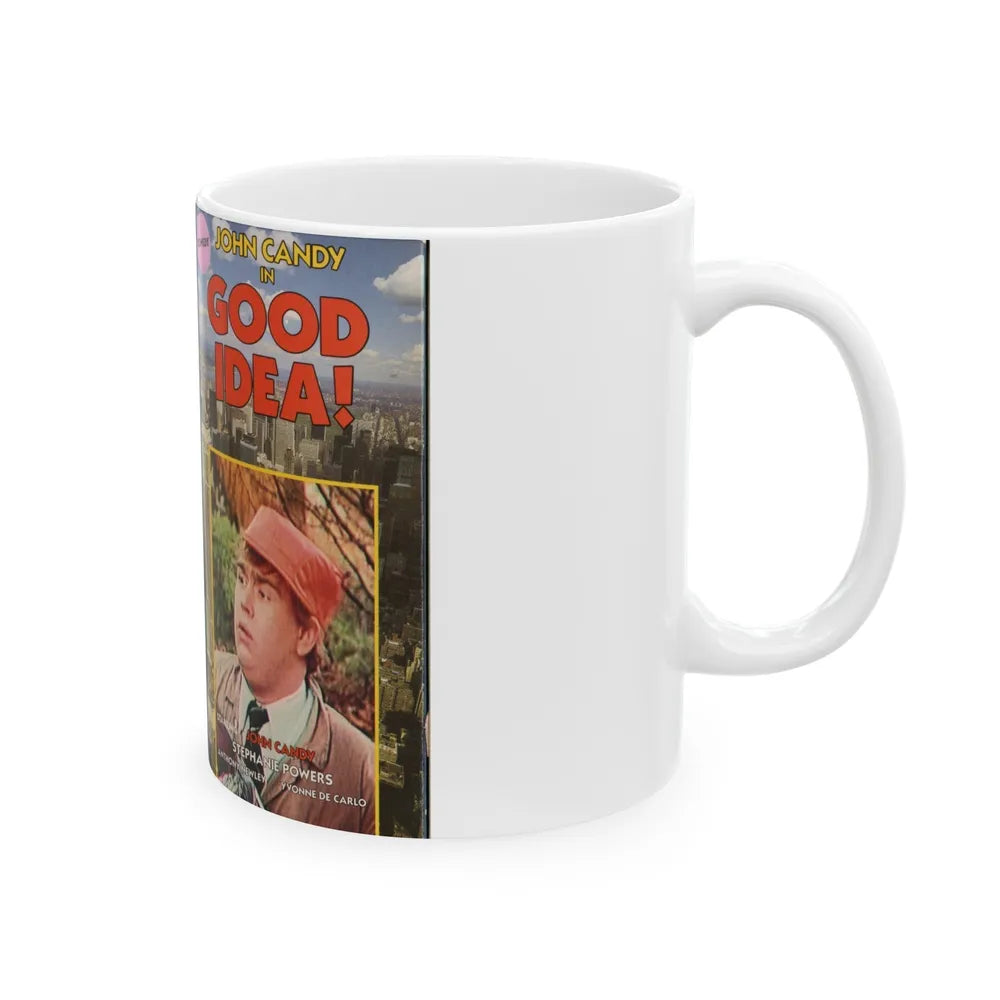 GOOD IDEA (VHS COVER) - White Coffee Mug-Go Mug Yourself